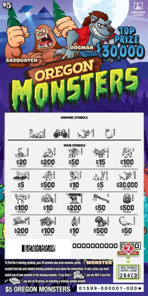 oregon lottery login|Oregon Monsters Come to Life in New Oregon Lottery .